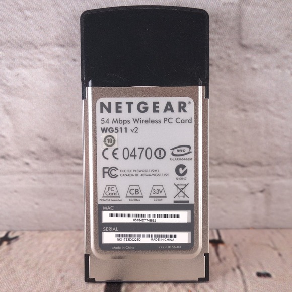 Netgear WG511 v2 54 Mbps Wireless PC Card - Picture 2 of 4